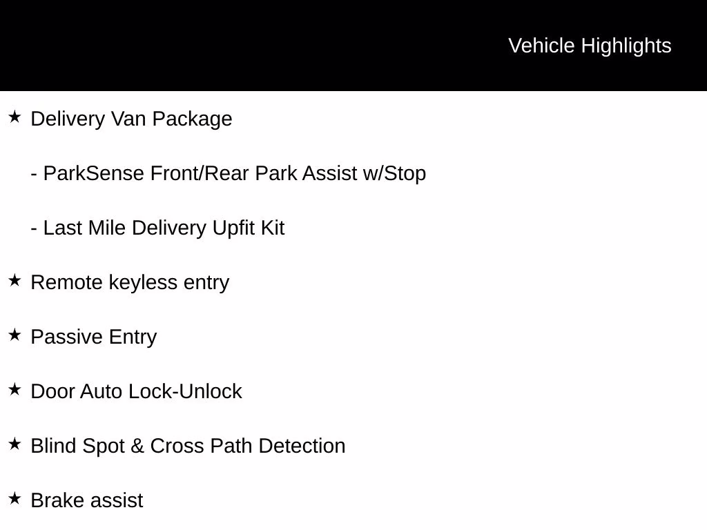 2024 Bright White Clearcoat Ram ProMaster 3500 EV Super High Roof FWD Van