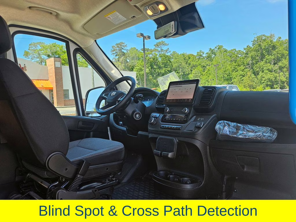 2024 Bright White Clearcoat Ram ProMaster 3500 EV Super High Roof FWD Van