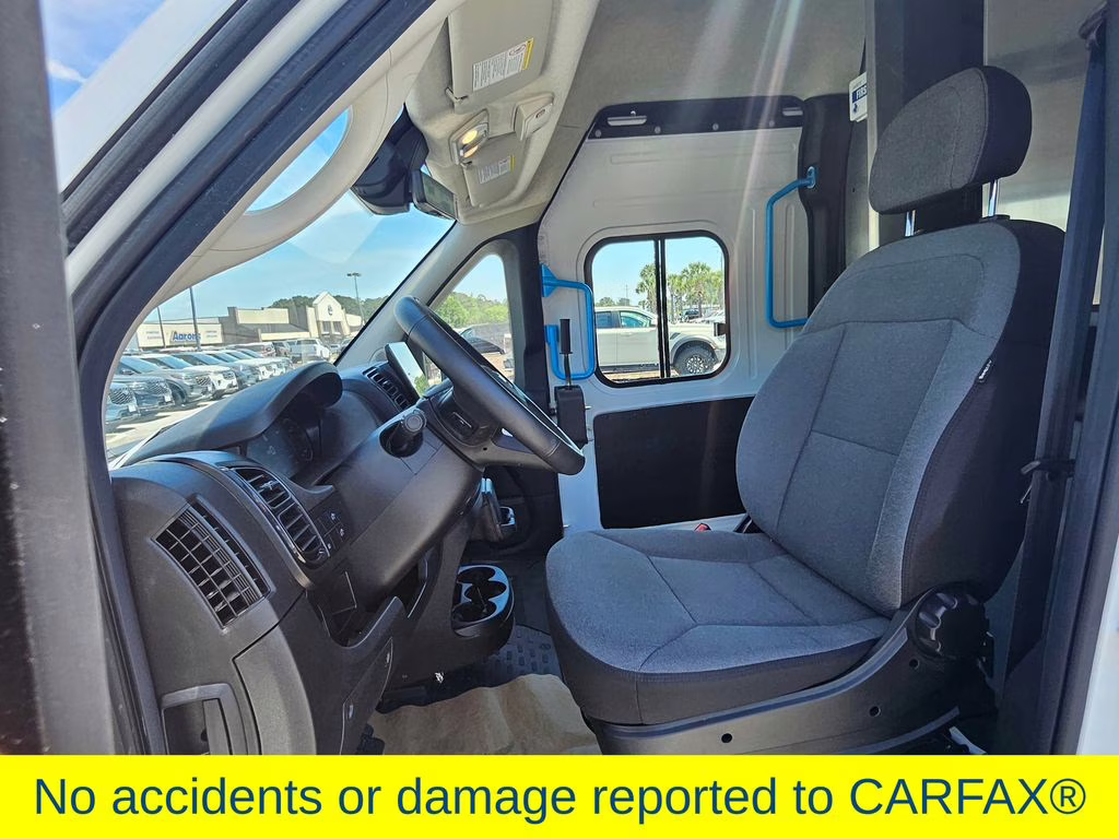 2024 Bright White Clearcoat Ram ProMaster 3500 EV Super High Roof FWD Van