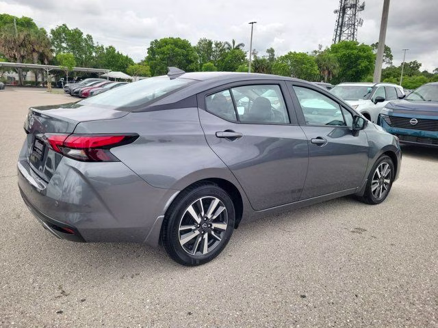 2025 Gun Metallic Nissan Versa 1.6 SV FWD Sedan