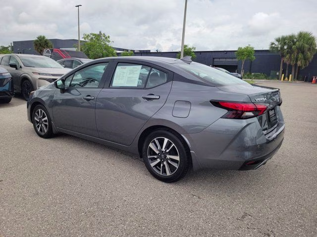 2025 Gun Metallic Nissan Versa 1.6 SV FWD Sedan