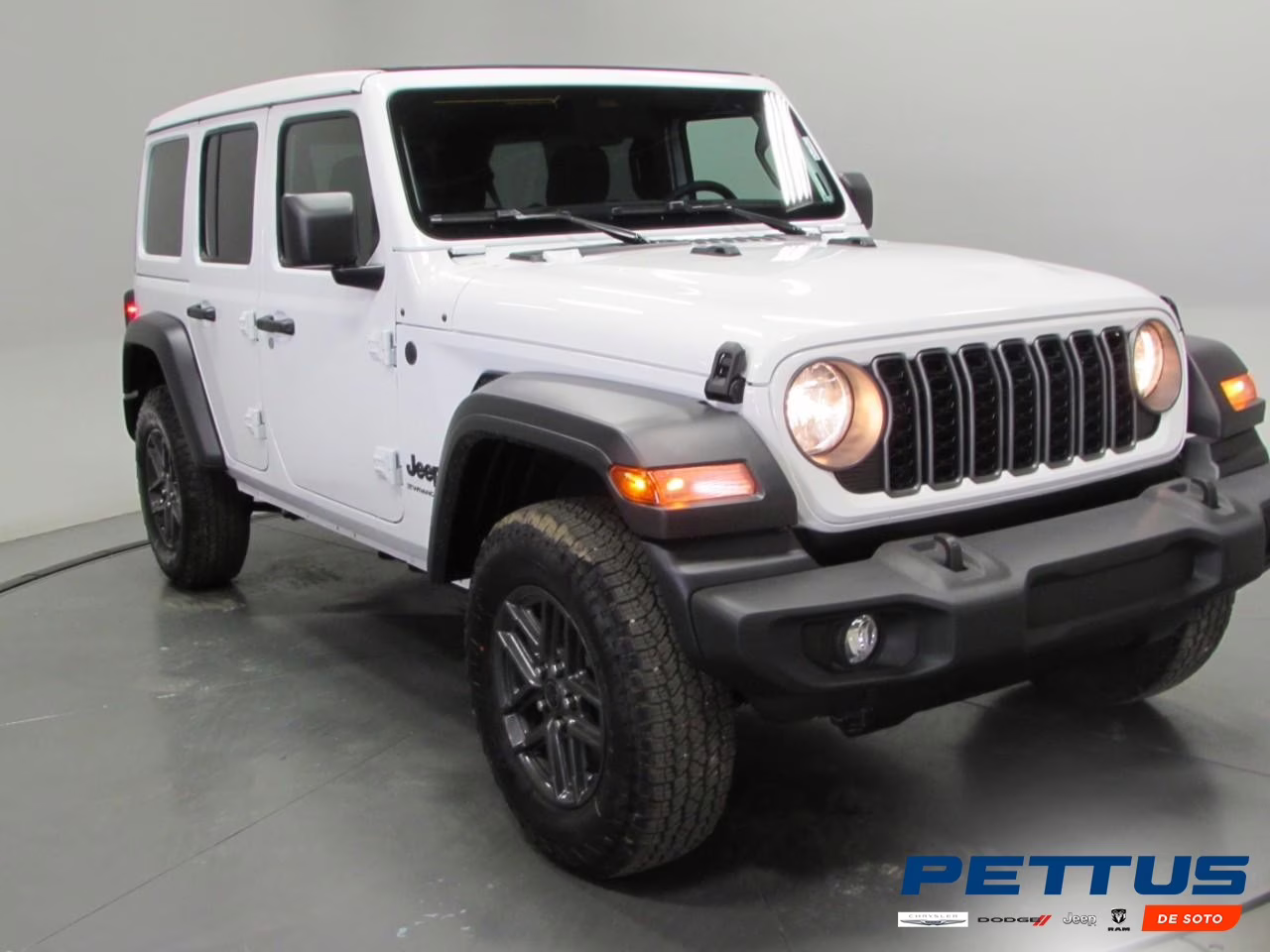 2026 Bright White Clearcoat Jeep Wrangler Sport S 4X4 SUV
