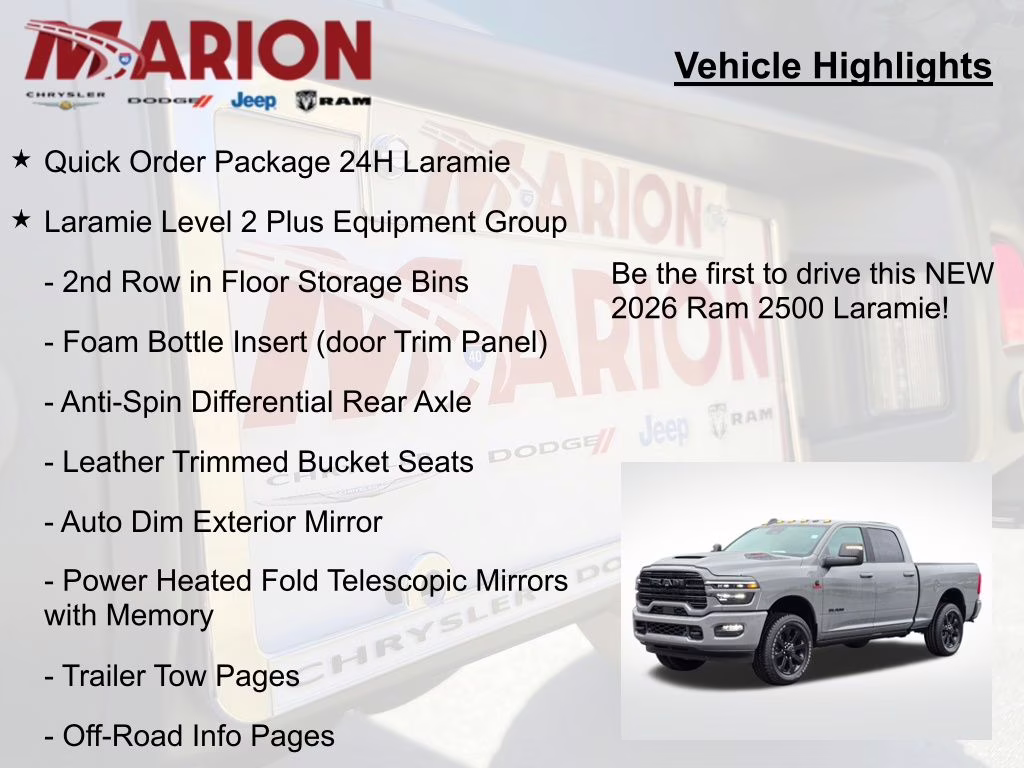 2026 Ceramic Gray Clearcoat Ram 2500 Laramie 4X4 Truck