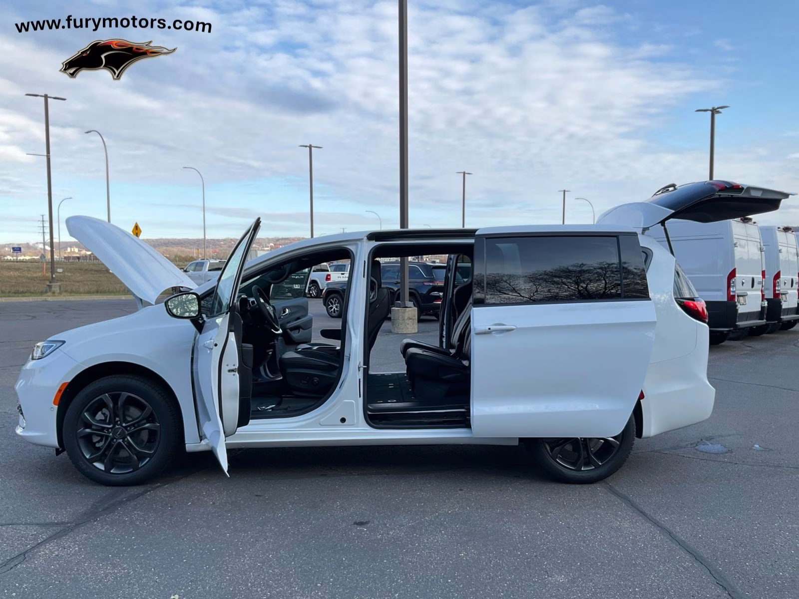 2026 Bright White Clearcoat Chrysler Pacifica Select AWD Van