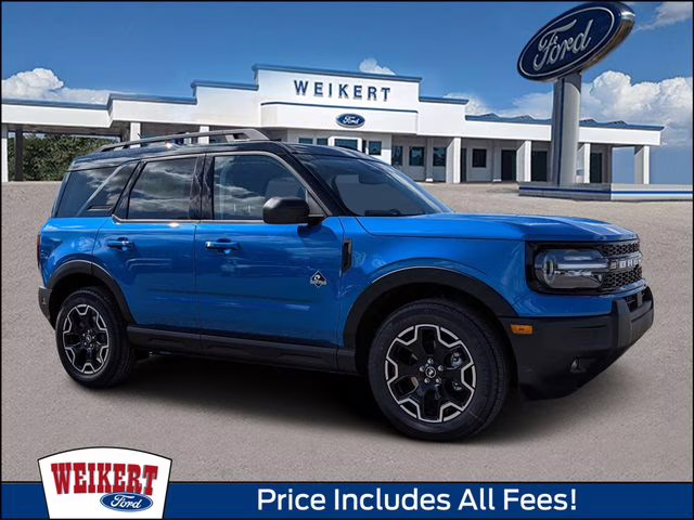 2025 Velocity Blue Metallic Ford Bronco Sport Outer Banks 4X4 SUV