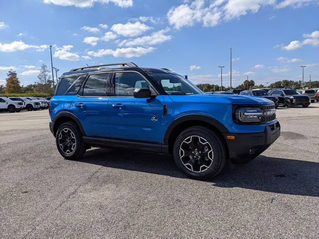 2025 Velocity Blue Metallic Ford Bronco Sport Outer Banks 4X4 SUV