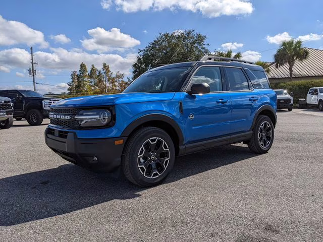 2025 Velocity Blue Metallic Ford Bronco Sport Outer Banks 4X4 SUV