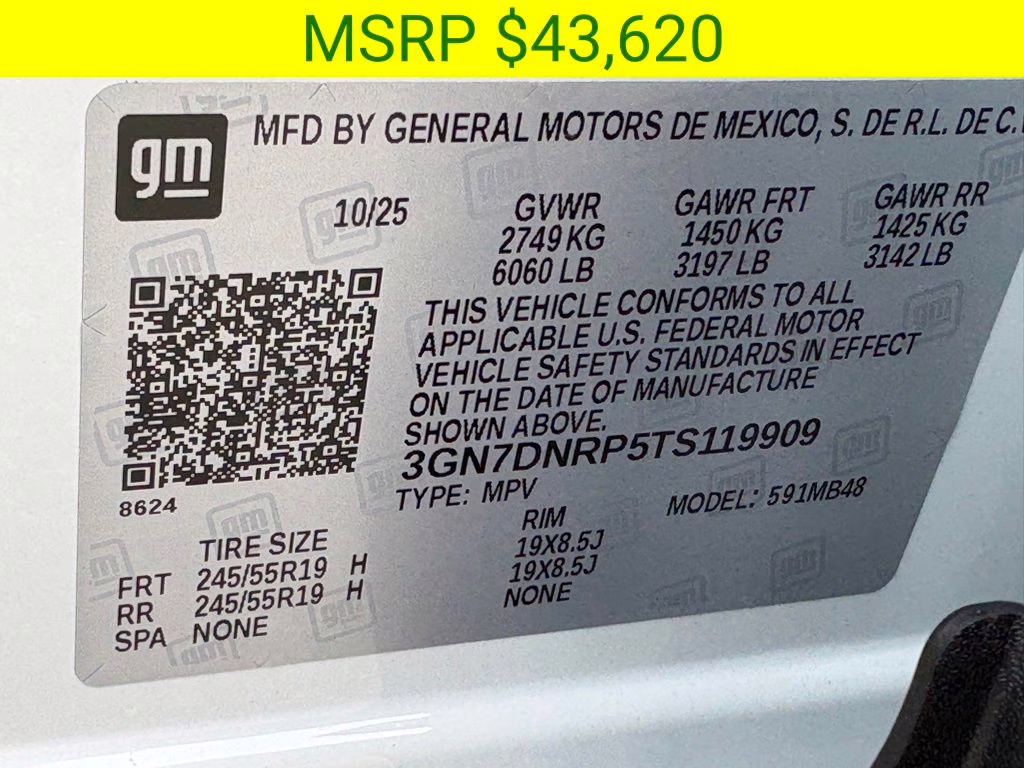 2026 Summit White Chevrolet Equinox EV LT FWD SUV