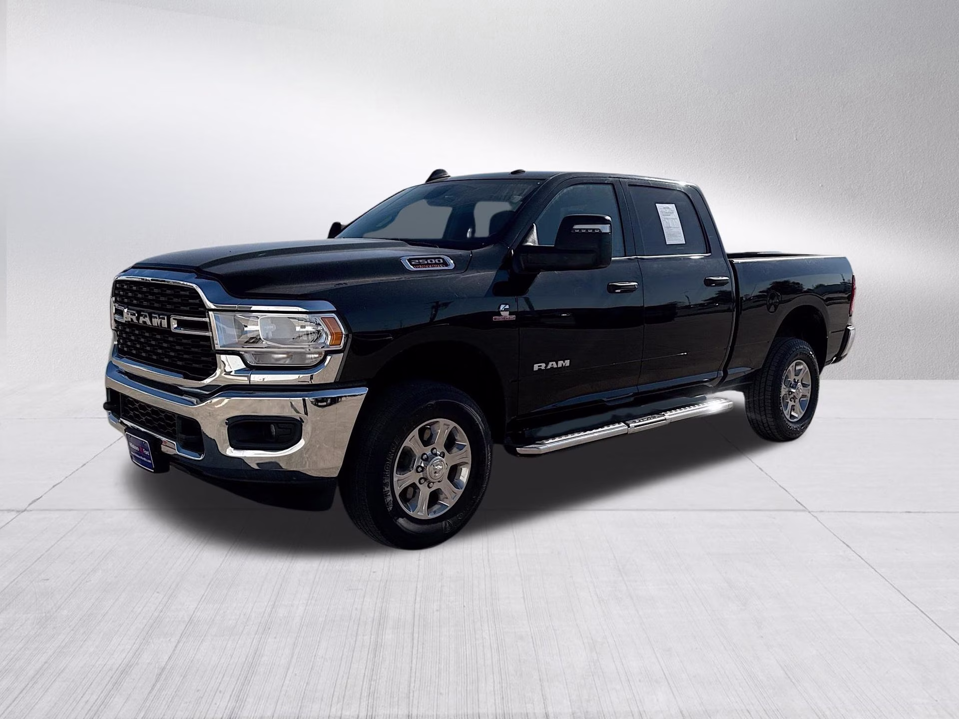 2023 Diamond Black Crystal Pearlcoat Ram 2500 Big Horn 4X4 Truck