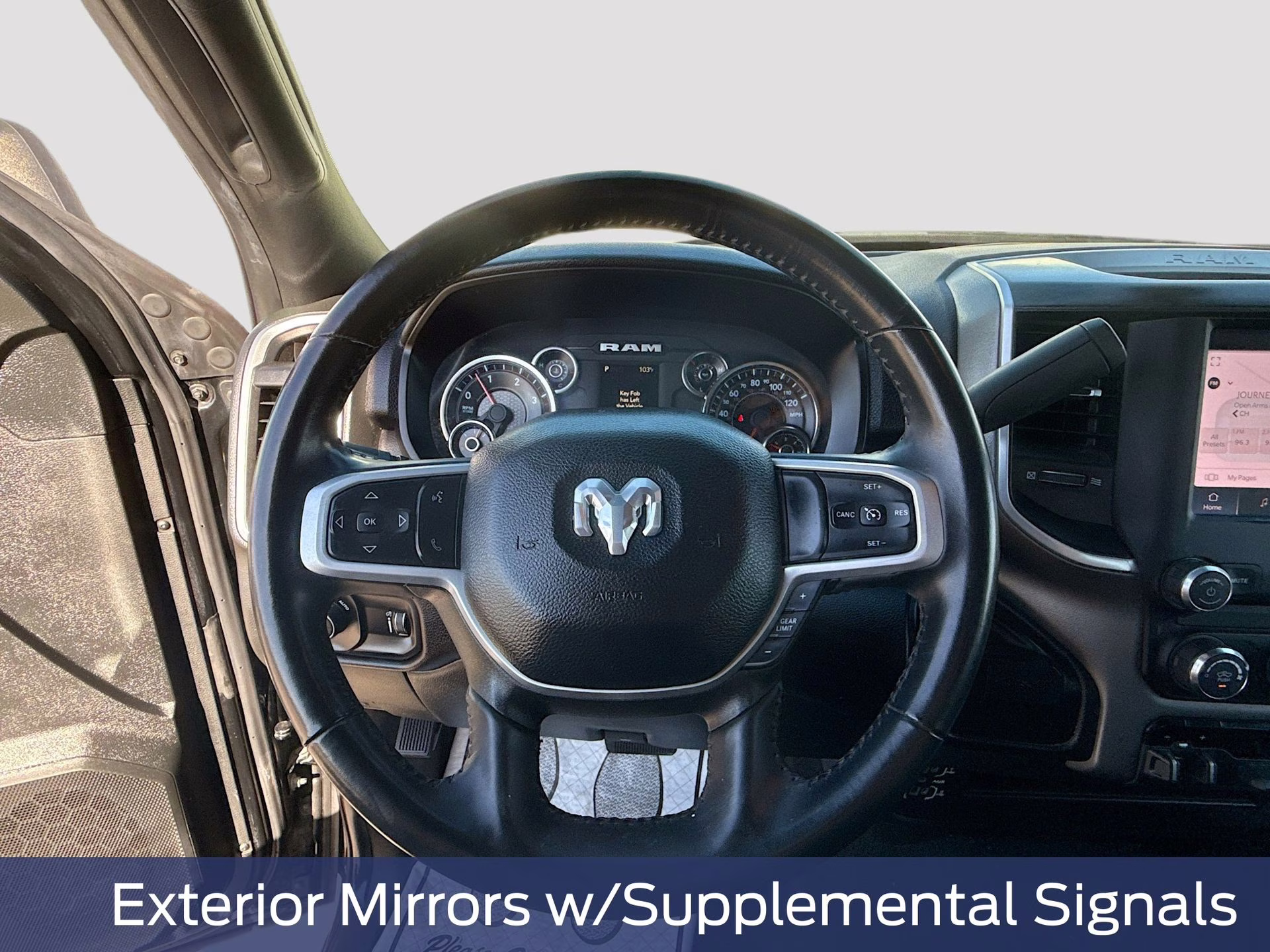 2023 Diamond Black Crystal Pearlcoat Ram 2500 Big Horn 4X4 Truck