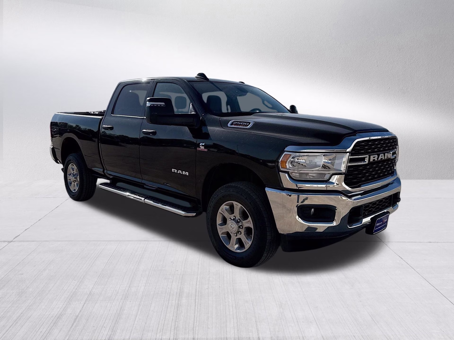 2023 Diamond Black Crystal Pearlcoat Ram 2500 Big Horn 4X4 Truck