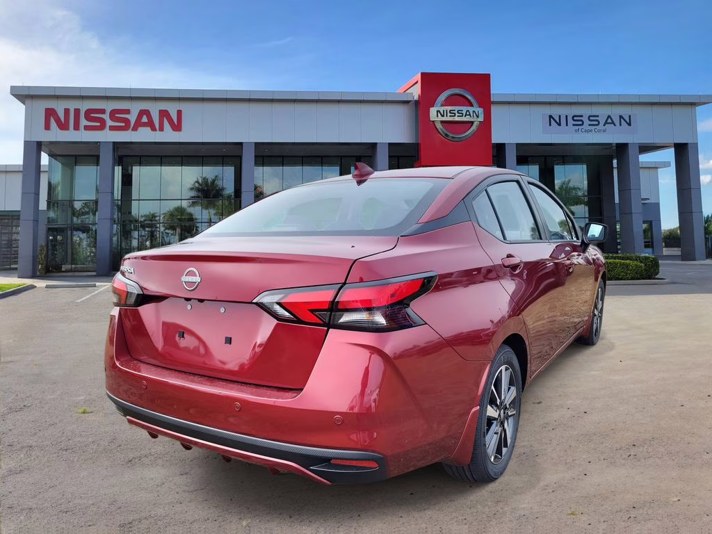 2025 Scarlet Nissan Versa 1.6 SV FWD Sedan