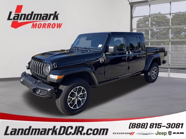 2026 Black Clearcoat Jeep Gladiator Sport S 4X4 Truck