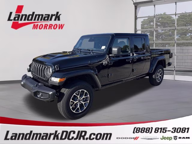 2026 Black Clearcoat Jeep Gladiator Sport S 4X4 Truck