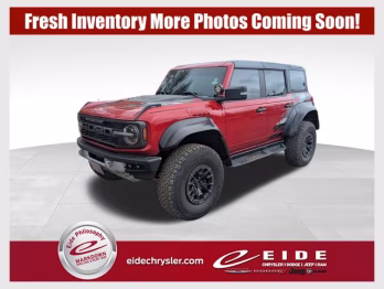 2023 Hot Pepper Red Metallic Tinted Clearcoat Ford Bronco Raptor 4X4 SUV