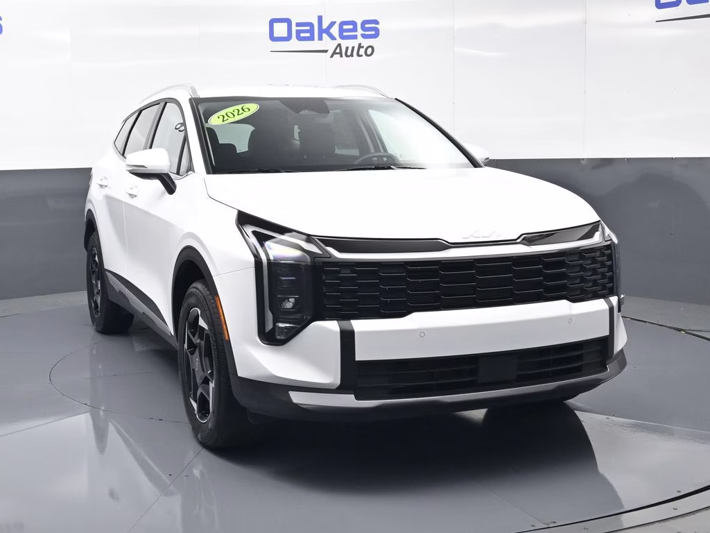 2026 Glacial White Pearl Kia Sportage EX AWD SUV