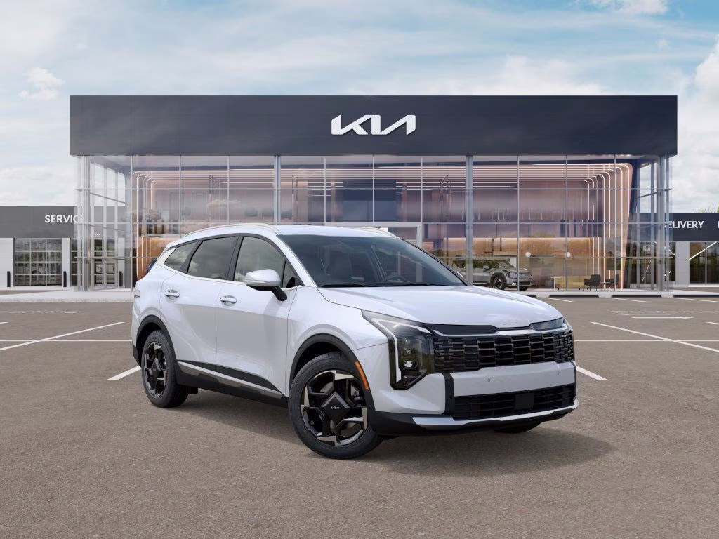 2026 Glacial White Pearl Kia Sportage EX AWD SUV