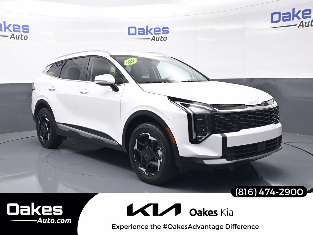 2026 Glacial White Pearl Kia Sportage EX AWD SUV