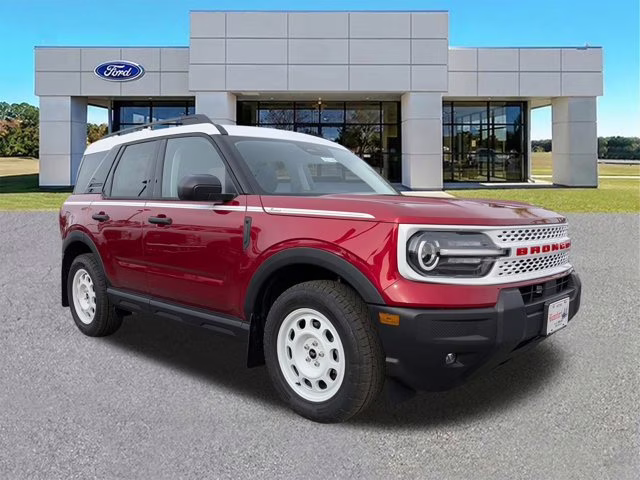 2025 Ruby Red Metallic Ford Bronco Sport Heritage 4X4 SUV