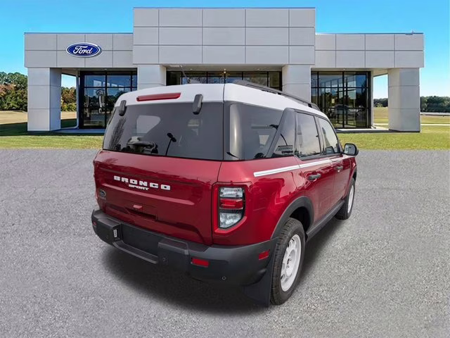 2025 Ruby Red Metallic Ford Bronco Sport Heritage 4X4 SUV