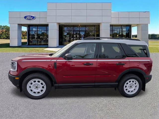 2025 Ruby Red Metallic Ford Bronco Sport Heritage 4X4 SUV