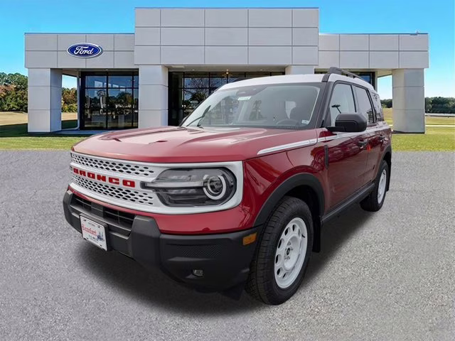 2025 Ruby Red Metallic Ford Bronco Sport Heritage 4X4 SUV