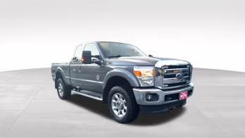 2014 Sterling Gray Metallic Ford Super Duty F-250 SRW Lariat 4X4 Truck