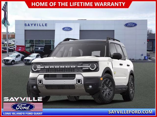 2025 Oxford White Ford Bronco Sport Badlands 4x4 4X4 SUV