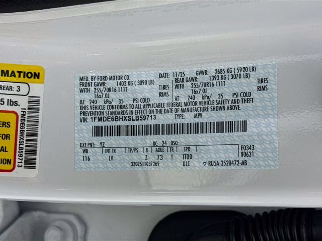 2025 Oxford White Ford Bronco Base 4X4 SUV