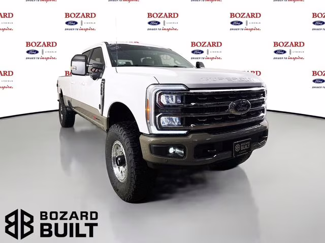 2026 Star White Metallic Tri-Coat Ford Super Duty F-350 SRW King Ranch Bozard Built 4X4 Truck