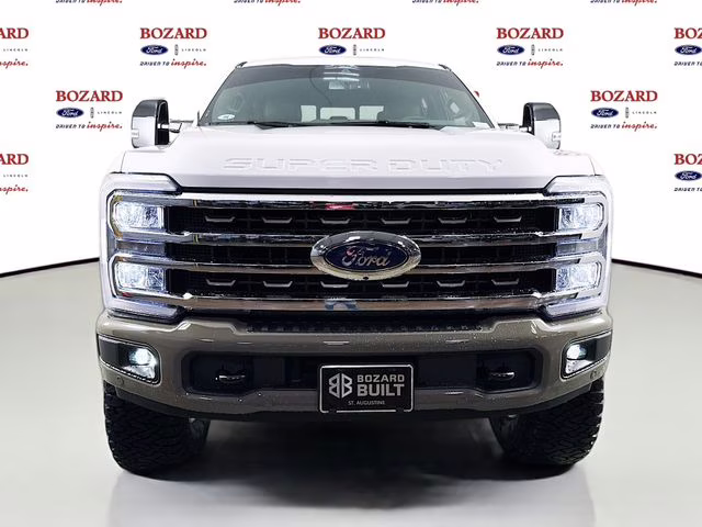 2026 Star White Metallic Tri-Coat Ford Super Duty F-350 SRW King Ranch Bozard Built 4X4 Truck