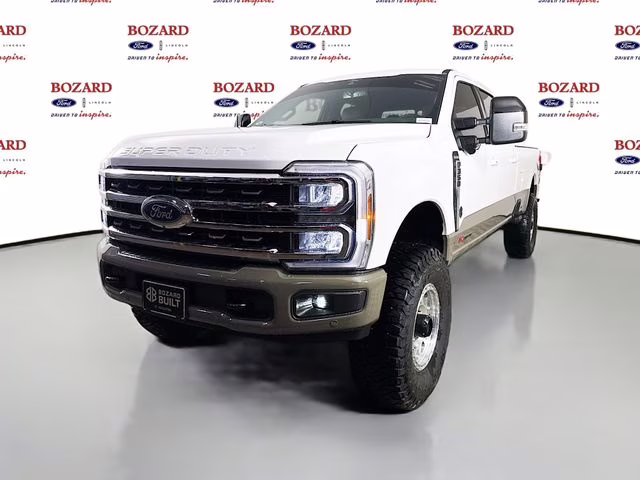2026 Star White Metallic Tri-Coat Ford Super Duty F-350 SRW King Ranch Bozard Built 4X4 Truck