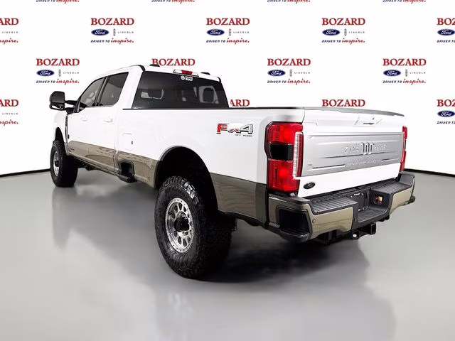2026 Star White Metallic Tri-Coat Ford Super Duty F-350 SRW King Ranch Bozard Built 4X4 Truck