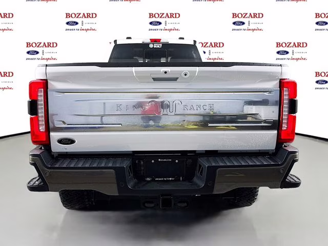 2026 Star White Metallic Tri-Coat Ford Super Duty F-350 SRW King Ranch Bozard Built 4X4 Truck