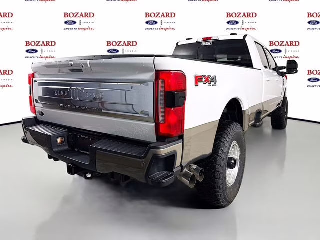 2026 Star White Metallic Tri-Coat Ford Super Duty F-350 SRW King Ranch Bozard Built 4X4 Truck