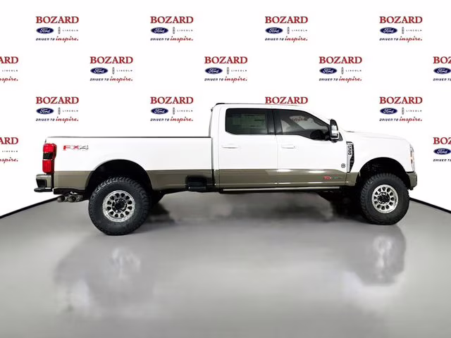 2026 Star White Metallic Tri-Coat Ford Super Duty F-350 SRW King Ranch Bozard Built 4X4 Truck