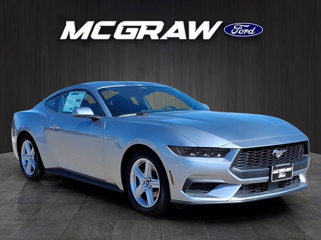 2026 Silver Metallic Ford Mustang EcoBoost RWD Coupe