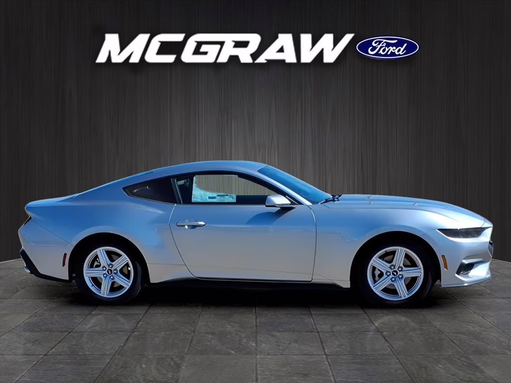2026 Silver Metallic Ford Mustang EcoBoost RWD Coupe