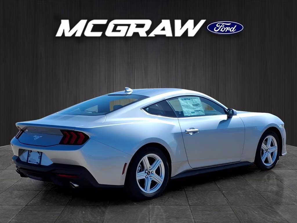 2026 Silver Metallic Ford Mustang EcoBoost RWD Coupe