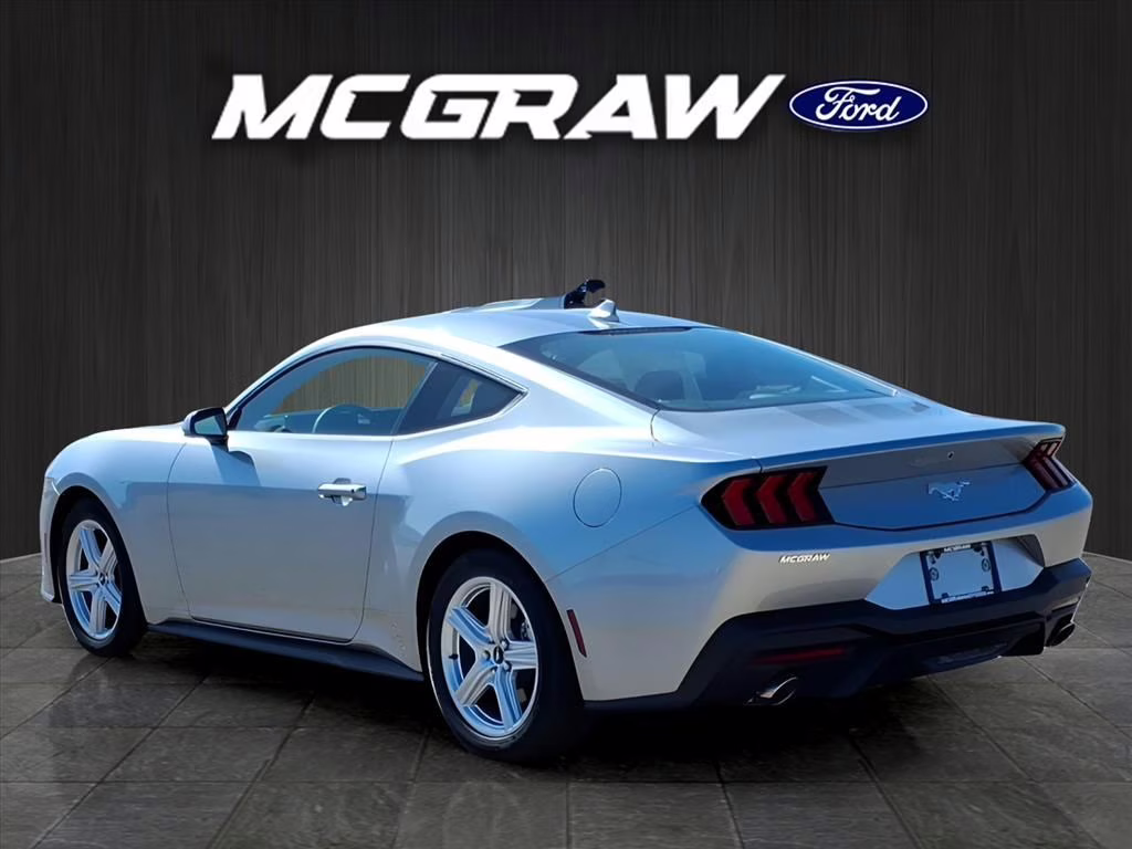 2026 Silver Metallic Ford Mustang EcoBoost RWD Coupe