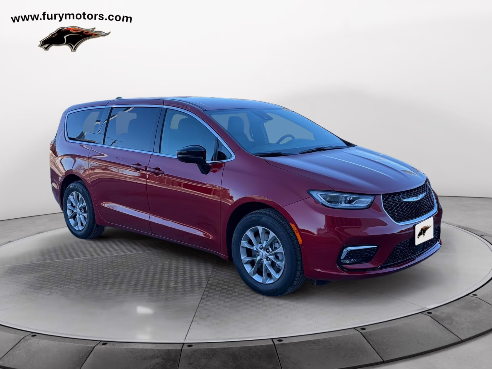 2026 Red Hot Pearlcoat Chrysler Pacifica Select AWD Van