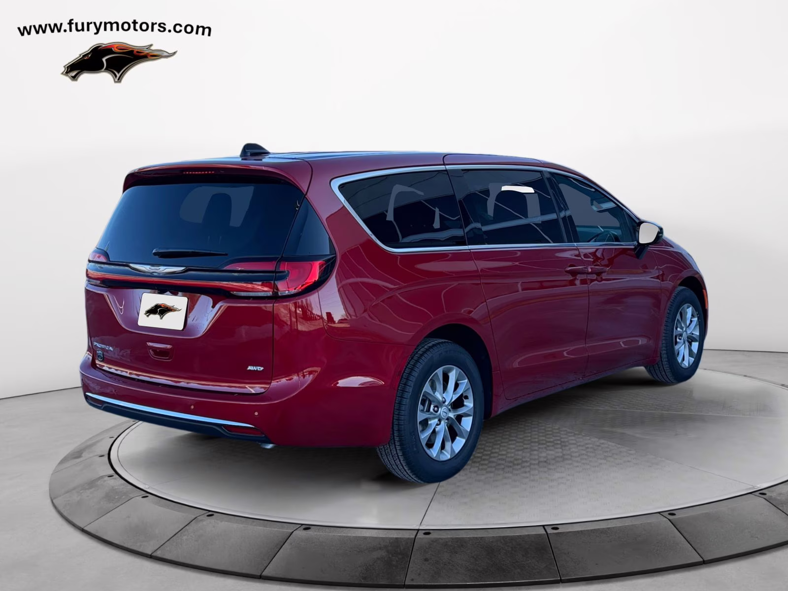 2026 Red Hot Pearlcoat Chrysler Pacifica Select AWD Van