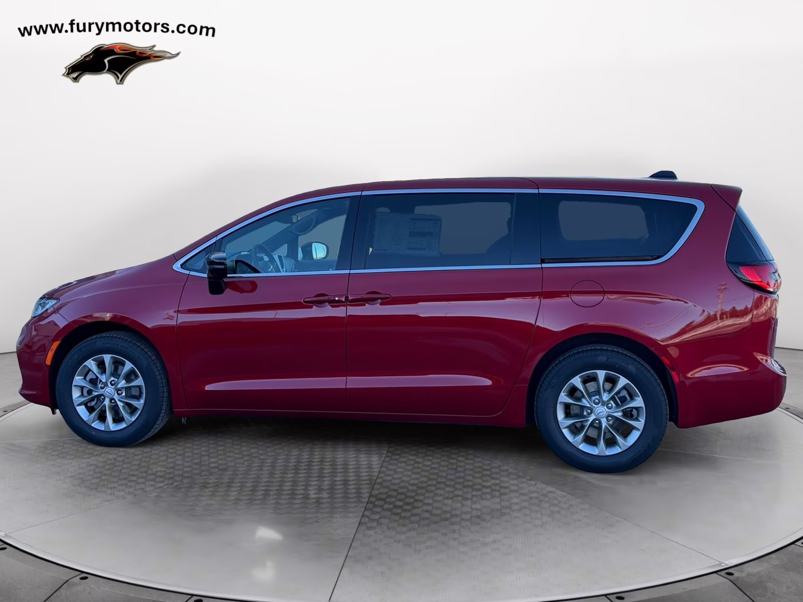2026 Red Hot Pearlcoat Chrysler Pacifica Select AWD Van