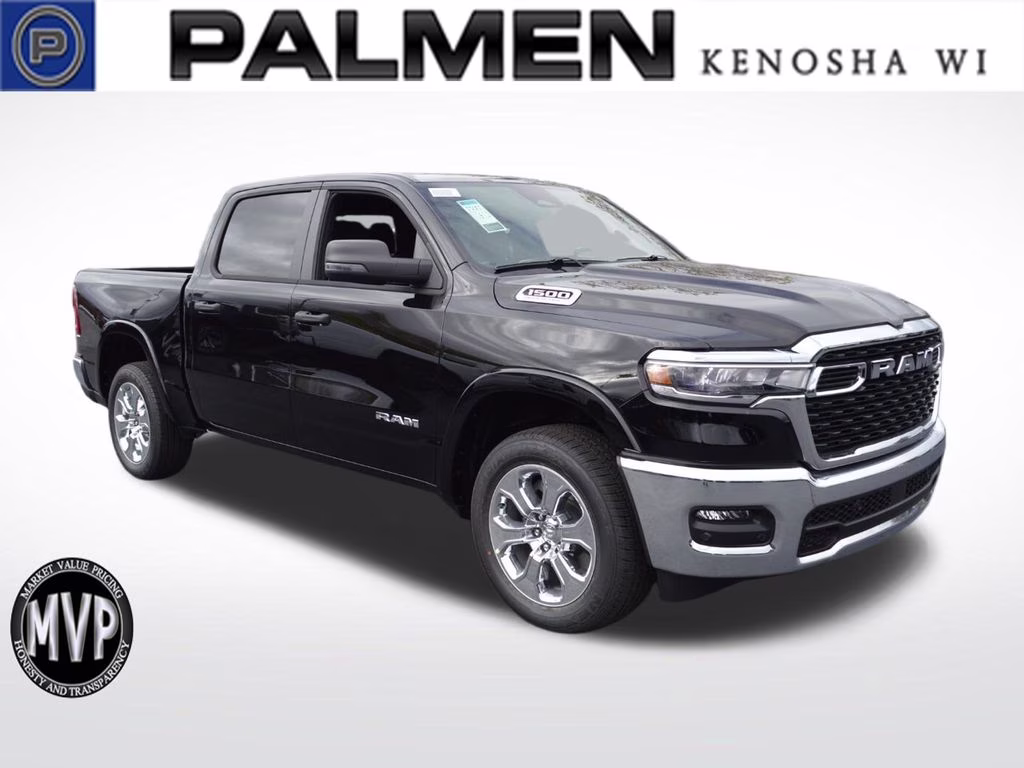 2026 Diamond Black Crystal Pearlcoat Ram 1500 Big Horn/Lone Star 4X4 Truck