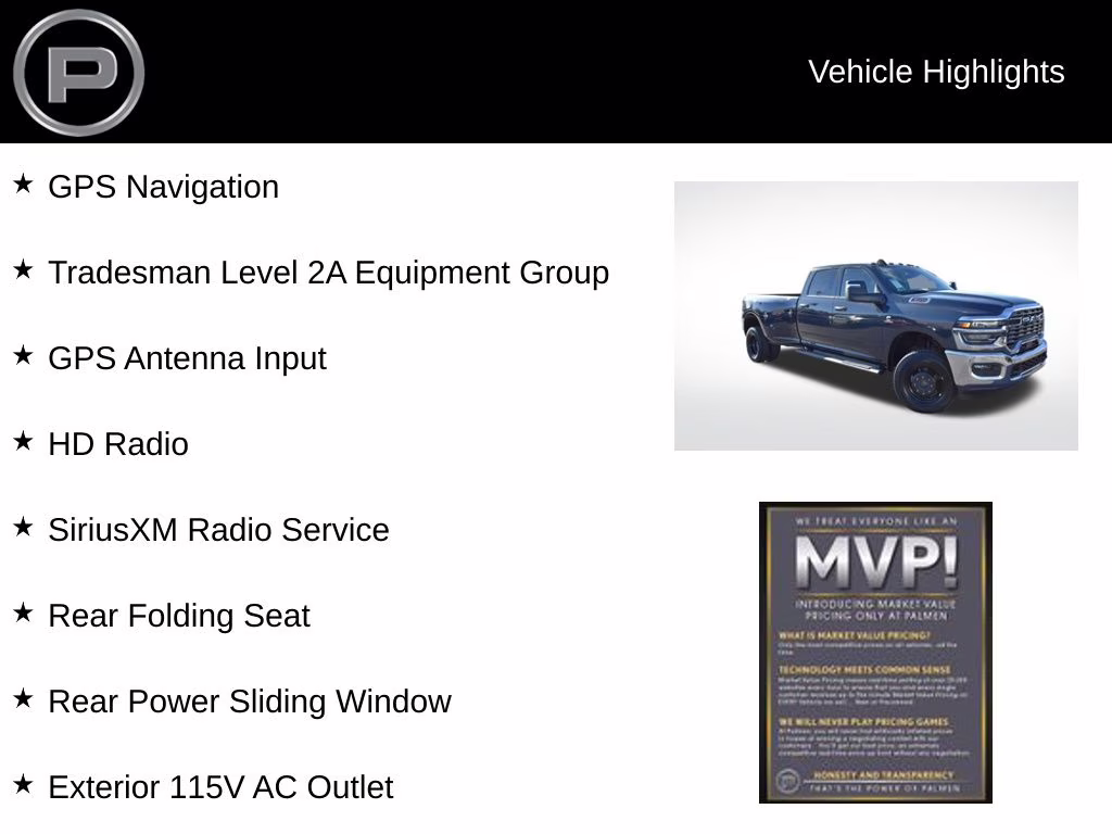 2026 Forged Blue Metallic Ram 3500 Tradesman 4X4 Truck