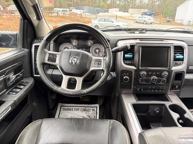 2015 Brilliant Black Crystal Pearlcoat Ram 2500 Laramie Longhorn 4X4 Truck