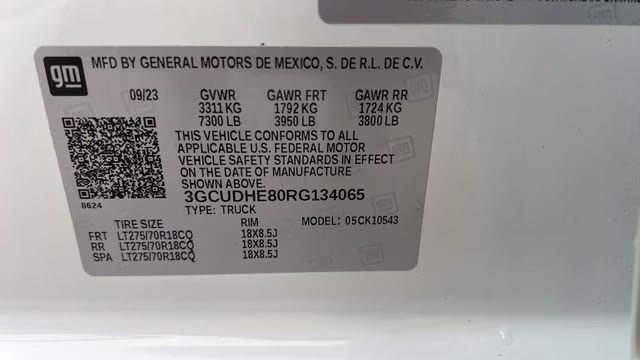 2024 Summit White Chevrolet Silverado 1500 ZR2 4X4 Truck