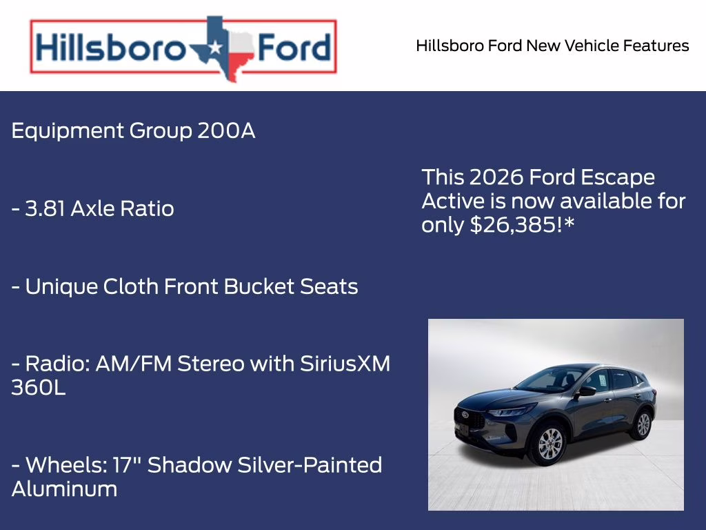 2026 Carbonized Gray Metallic Ford Escape Active FWD SUV