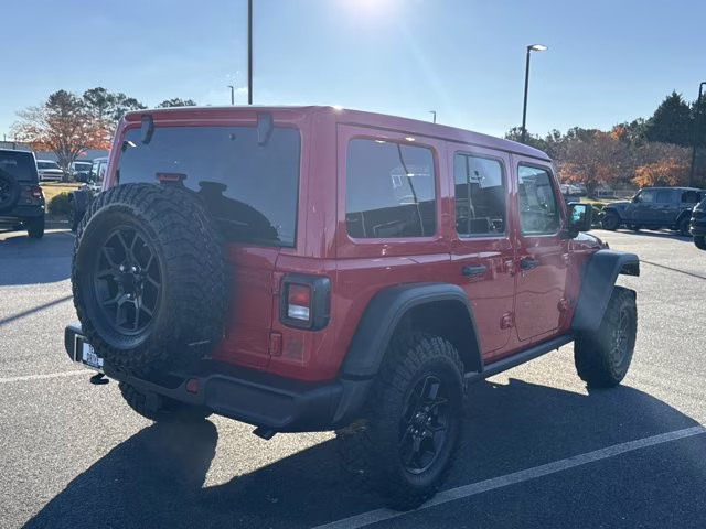 2026 Firecracker Red Clearcoat Jeep Wrangler Willys 4X4 Convertible
