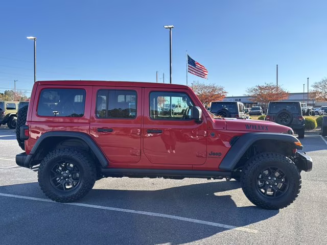 2026 Firecracker Red Clearcoat Jeep Wrangler Willys 4X4 Convertible